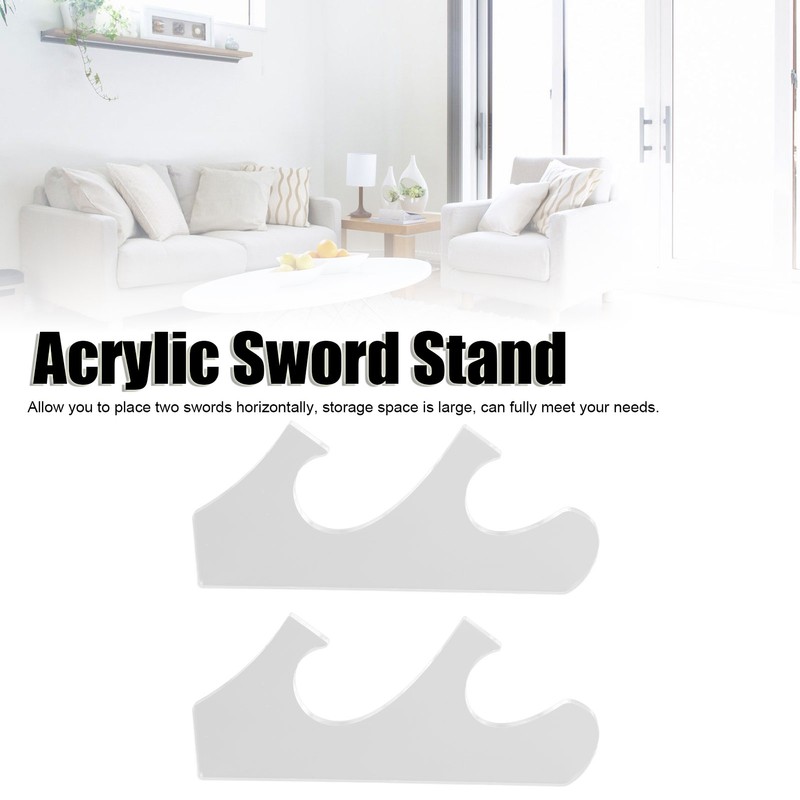 1 Pair/set Multi Layer Vintage Sword Holder Rack Break Resistance