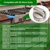 6 Pack WB03X24818 Stove Knob,Gas stove Knobs Replacement for GE
