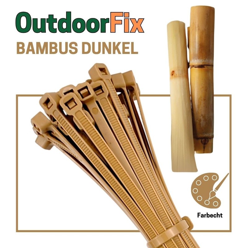 OutdoorFix Cable Ties 200 x 4.6 mm, Pack of 50