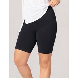 Shapermint Essentials Fresh Control Mid-Waist Shaper Bike Shorts 2XL Black