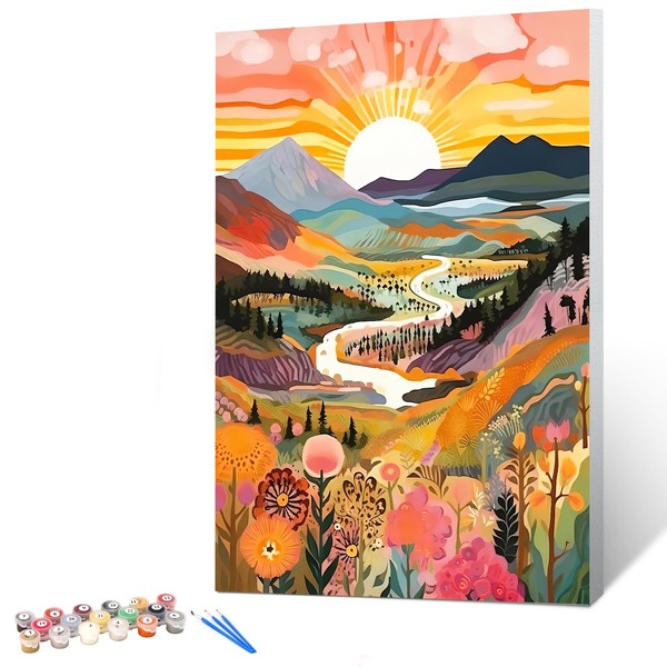 Ginkko Paint by Numbers Kit for Adults Beginner & Kids