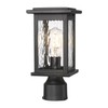 Emliviar Black Post Lights Outdoor, Waterproof Pillar Light Ideal for