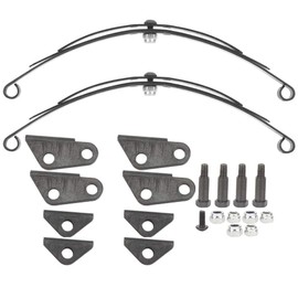 Rear Leaf Type Suspension, Steel Rear Leaf Type Suspension Set for 1/14 Truck 1/10 Scale Rc Trailer Suspension Rc Leaf Spring Kit