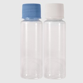 La Briantina Flaconcini Porta Lozioni da Viaggio 25 ml – Set da 2 in Plastica Trasparente con Tappo a Vite – Ideali per Shampoo, Cosmetici Liquidi e Bagaglio a Mano