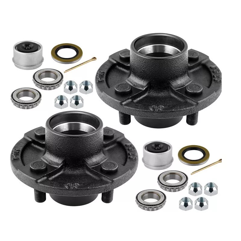 TechTrack Trailer Hub Kits 4 on 4 for 2000 lbs