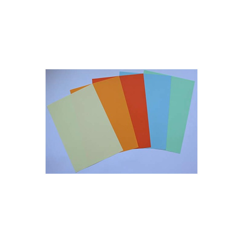 Made in Germany 25 Sheets Coloured Paper Mix Basic Light