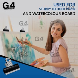 Pack of 10 x 70mm Jumbo Bulldog Letter Clips Grip Clips Black