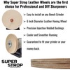 6" Pro Sharpening Supply Leather Honing Wheel Fits 6 in.