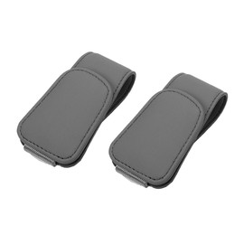 Sunglass Holder for Car, 2 Pack Glasses Hanger Clip for Car Sun Viso, Ticket Card Clip Eyeglass Mount, Sunglass Holder Suitable for Glasses of Different Thicknesses