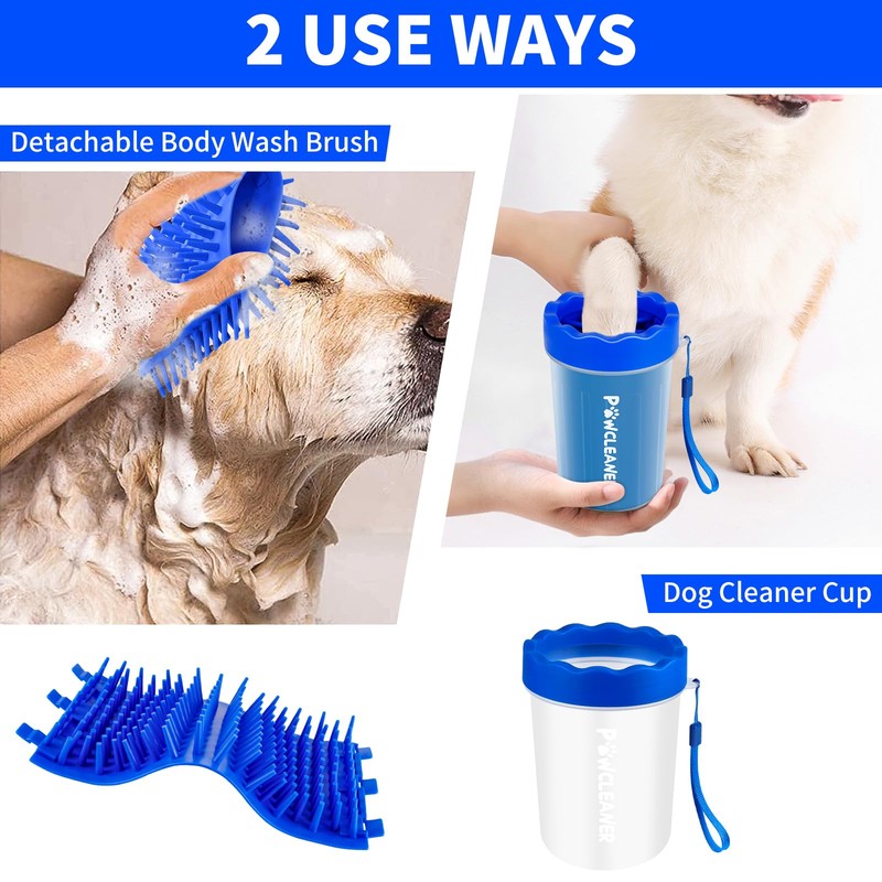 Professional 7 in 1 Dog Paw Cleaner for Dogs -