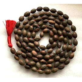 Lotus Seed Kamal Gatta Rosary Japa Mala 108 Beads Laxmi Prayer Hindu Meditation Japa Mala Chakra mala - Rosary Beads