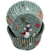 Chef Craft Paper Patterned Christmas Cupcake Liner Set, 200 Count,
