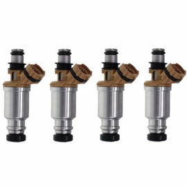 IXGKHC - Juego de 4 inyectores de combustible 23250-16150 para Toyota Corolla GEO Prizm 1.6L L4 23209-16150