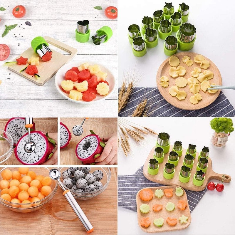 Cookie Cutter Sets for Kids, LetGoShop 12 Shapes Biscuit Cutters