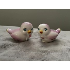 Spritz Target Spritz 2025 Valentine’s Set Of 2 Retro 3” LOVE BIRDS Ceramic NWT