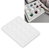 Ceramic Paint Palettes Pure Color Reusable Practical 12 Cavities Watercolor