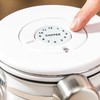 Coffee Canister 1.2L Stainless Steel Versatile Airtight Food Storage Container