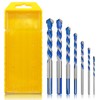 Fliesenbohrer Fliesen Bohrer Set Glasbohrer Keramikbohrer Steinbohrer Hartmetallbohrer Bohrer Set