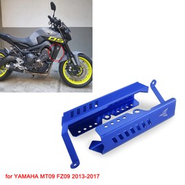 Motorcycle Radiator Grille Guard Protector Side Cover Radiator Cooling Tank Side Guards Cover Protector for YAMAHA MT09 MT-09 FZ09 FZ-09 2013 2014 2015 2016 2017(Blue)