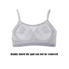 3 piezas mini brasier camisola acolchado brasier sin mangas brasier