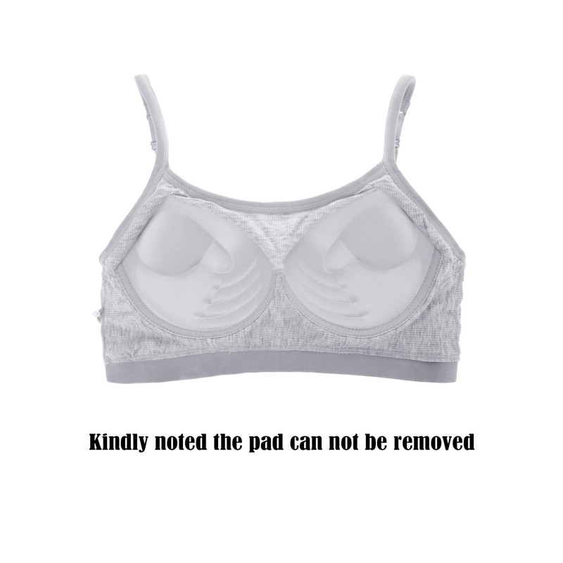 3 piezas mini brasier camisola acolchado brasier sin mangas brasier