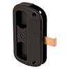 Prime-Line A 186 Black Plastic Sliding Screen Door Latch and