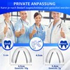 Set of 4 teething rails, teeth night, tooth sleep splint,
