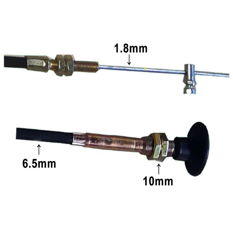 SEIWEI Stop Choke Bowden Cable Wire Control Bonnet Throttle Engine