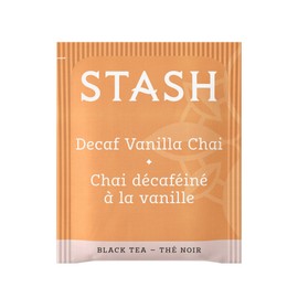Stash Tea Decaf Vanilla Chai Black Tea, Box of 100 Tea Bags