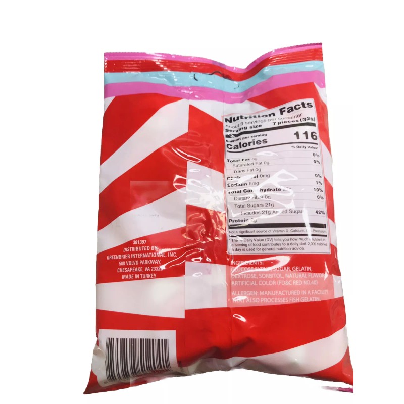 Greenbrier Peppermint Marshmallow Twist Naturally Flavored 3.5oz/100gm