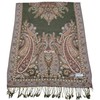 GFM Mosaic Design Pashmina Style Scarf (MSC-A), s13-ghjtn-olive