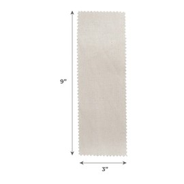 ForPro Natural Muslin Epilating Strips, Tear-Resistant, Pre-Cut Strips for Hair Removal, 3” W x 9” L, 100-Count