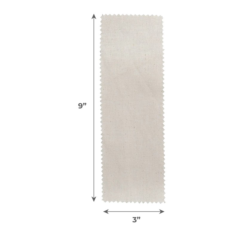 ForPro Natural Muslin Epilating Strips, Tear-Resistant, Pre-Cut Strips for Hair