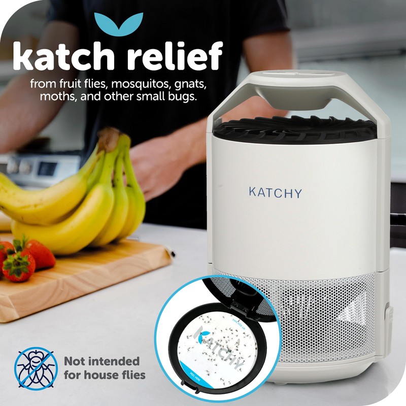 Katchy Indoor Insect Trap - Catcher & Killer for Mosquitos,