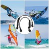 2PCS 28-34inch Black Adjustable Safety Windsurf Harness Leash Surfboard Surfing