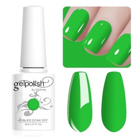 Vishine Gel Nail Polish, 1Pcs 8ml Green Gel Polish Soak Off UV LED Gel Nail Art DIY Gel Nail Manicure for Girls Women #066