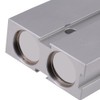 1pc 20mm Bore 100mm Stroke Double rod Double acting Aluminum