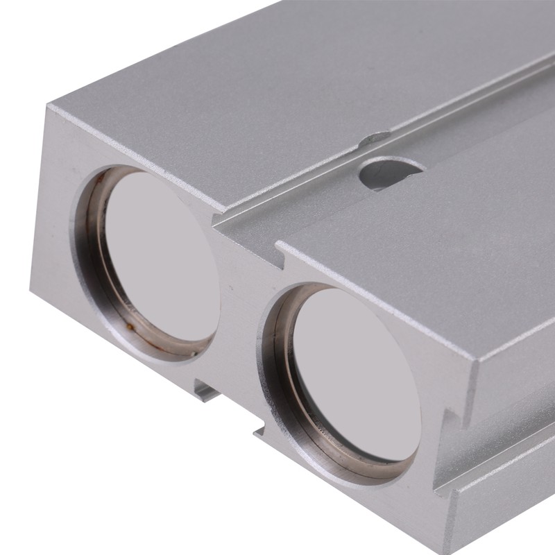 1pc 20mm Bore 100mm Stroke Double rod Double acting Aluminum