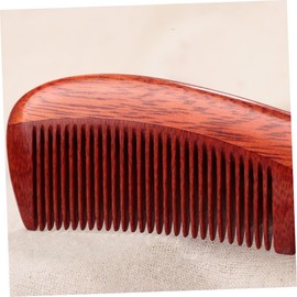 Ipetboom 3pcs Thick Round Handle Sandalwood Hair Comb for Straightening Static Massage and Scalp Skin-friendly Design for Comfortable Hair Care