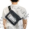 Jansol Waterproof Phone Pouch, Crossbody & Hip Bag for Water Activities Large 10ea