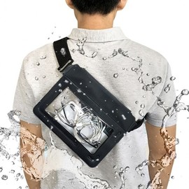 Jansol Waterproof Phone Pouch, Crossbody & Hip Bag for Water Activities Large 10ea