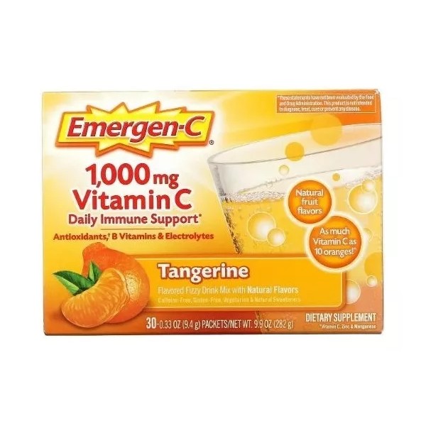Emergen-C Emergenc Vitamina C Y B Antioxidante + Electrolitos 30sobres Sabor Mandarina