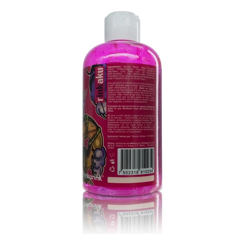 Rinkaku Pink 250ml - Tattoo Transfer Stencil | Hinkarink