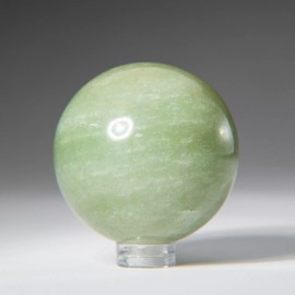 Undisclosed Genuine Polished Green Adventurine Sphere (2") with Acrylic Display Stand