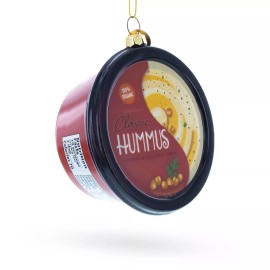 BESTPYSANKY Hummus Blown Glass Christmas Ornament