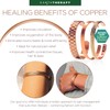 Earth Therapy Pure Copper Magnetic Bracelet Gift Set With A