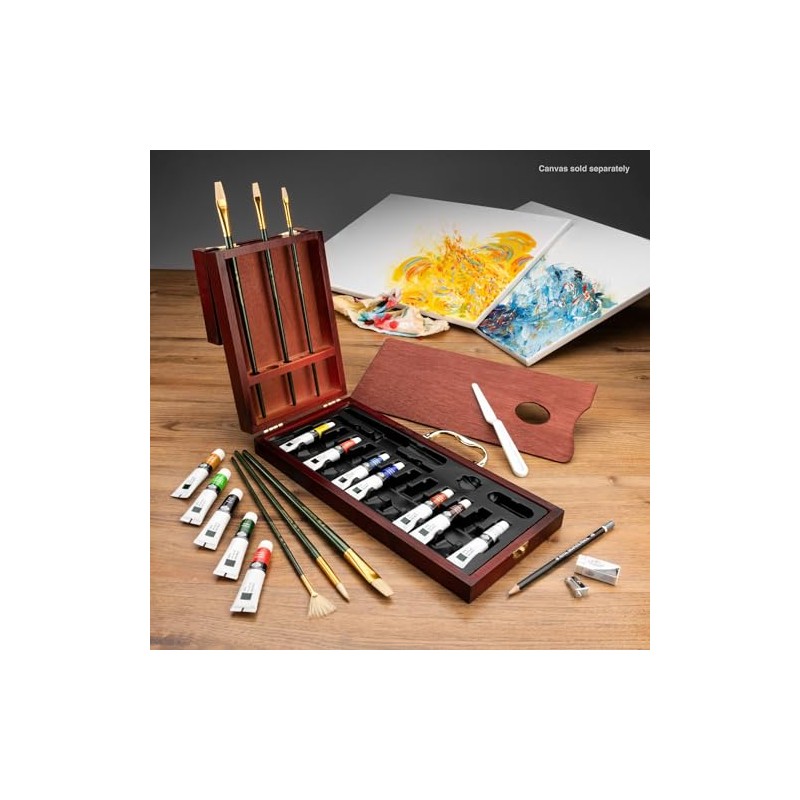 Royal Langnickel 18748 Set Est. Madera Oleo Premier (Rset-Oil2020)