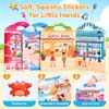 JoyCat Reusable Dress Up Sticker Books, 3-Pack, City Seaside Dreams