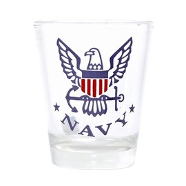 US Navy Logo Shot Glass