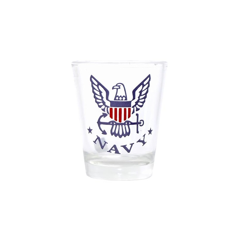 US Navy Logo Shot Glass